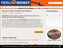 Tablet Screenshot of basketpegli.it